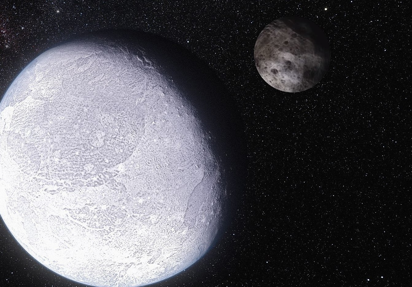 Artist impression of Eris